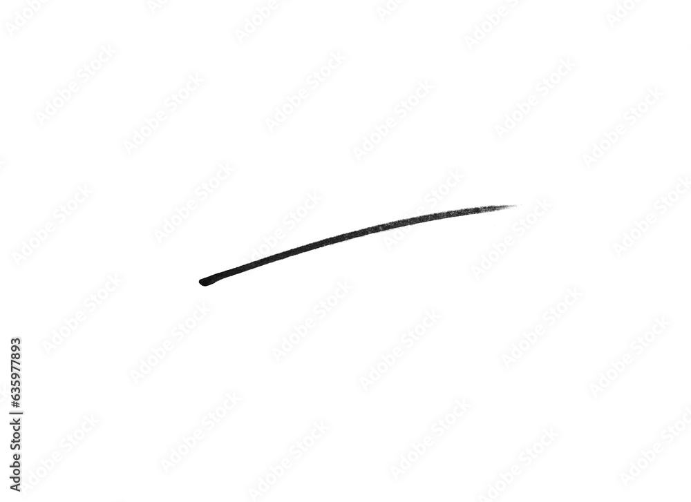 marker lines isolated brush stroke mark hand draw marker lines isolated brush stroke mark hand draw