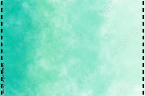 abstract watercolor background image with a liquid splatter of aquarelle paint  isolated on white. light blue pastel tones