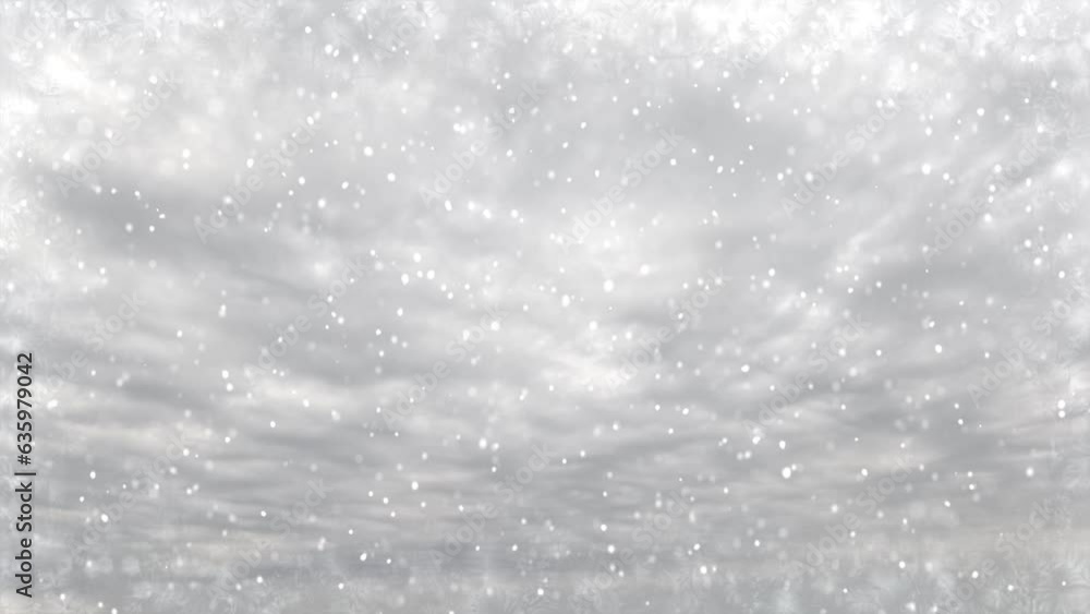 sky timelapse with snow fall on cute nebulosity sky timelapse with snow fall on cute nebulosity