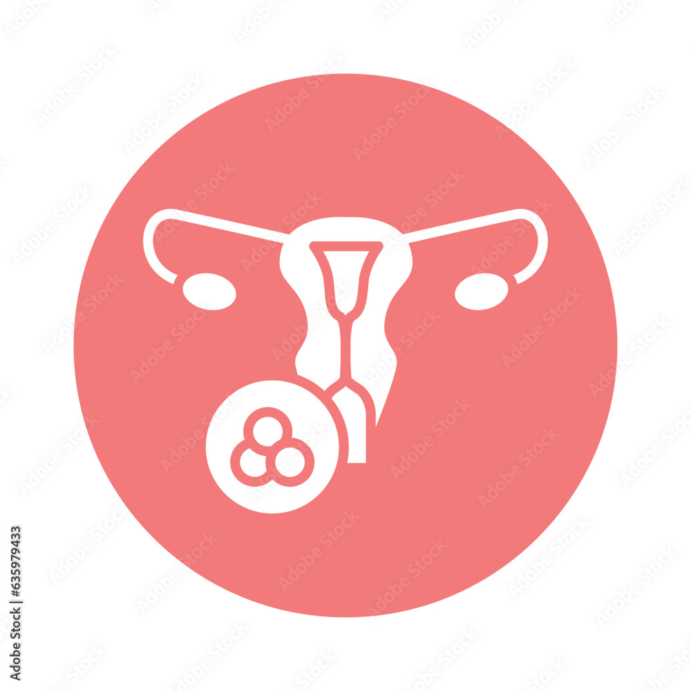 Candida fungi albicans line icon. Isolated vector element.
