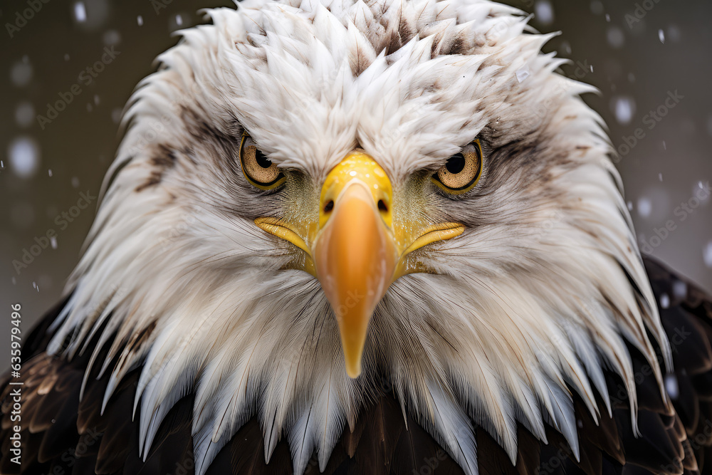 Fototapeta premium Eagle in the wild, wildlife photography