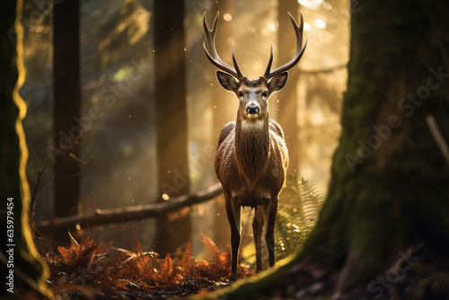 Deer in the wild,  wildlife photography