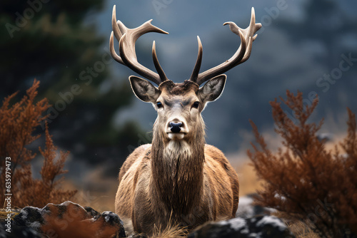 Deer in the wild,  wildlife photography © DarkKnight