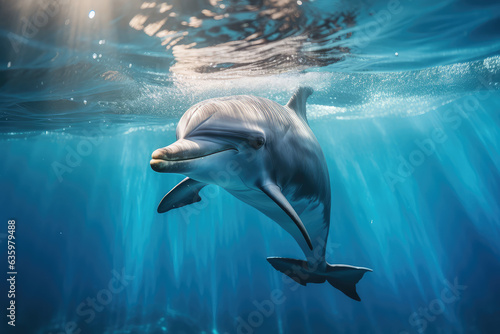 Dolphin in the wild,  wildlife photography