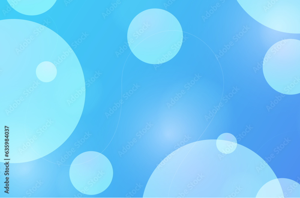 Blue background with bubbles Blue background with bubbles