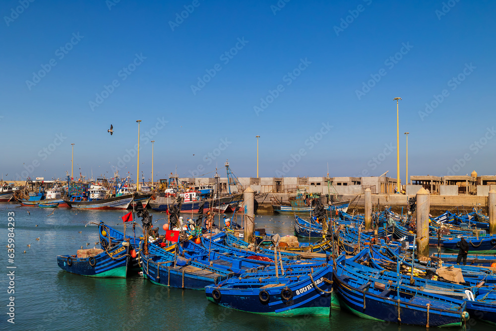 Essaouira fishing port, Morocco. Essaouira fishing port, Morocco.