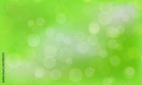 Green bokeh abstract background