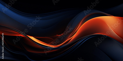 Chromatic Energy: Abstract Illustration with Vibrant Lines and Modern Aesthetic. AI