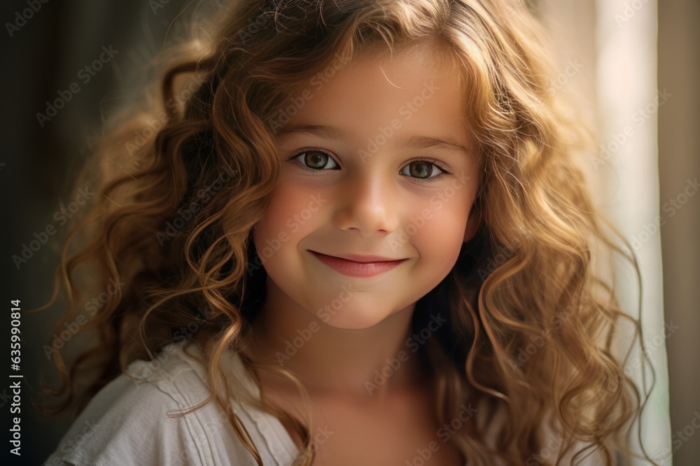 Charming child girl with a beautiful smile. Charming child girl with a beautiful smile.
