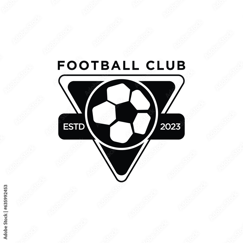 Obraz premium vector football logo or football logo football club sign