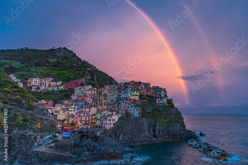 rainbow over the sea