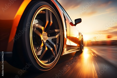 Geschwindigkeitsrausch: Sportwagen auf der Überholspur