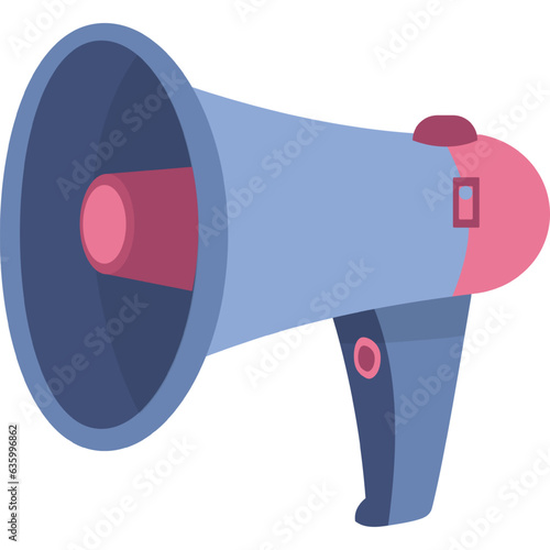 Promotion icon loud speaker for public announce