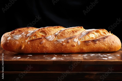 a rustic loaf of bread on a wooden cutting board