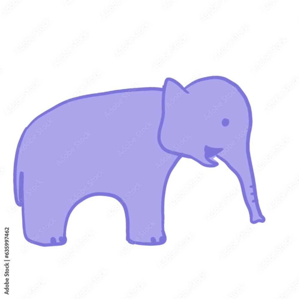 elephant cartoon illustration