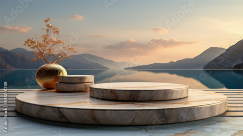 product podium for product photography