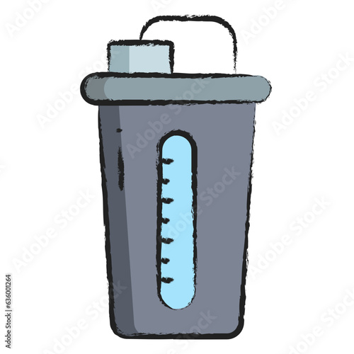 Hand drawn shaker icon
