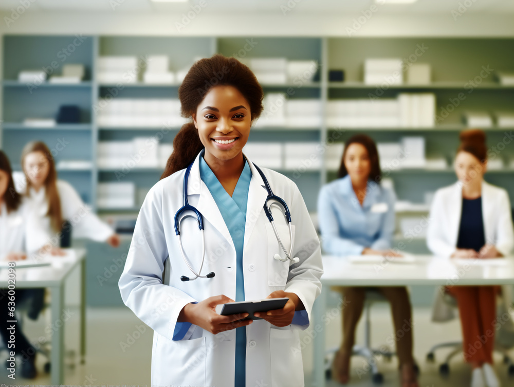 female doctor in hospital female doctor in hospital