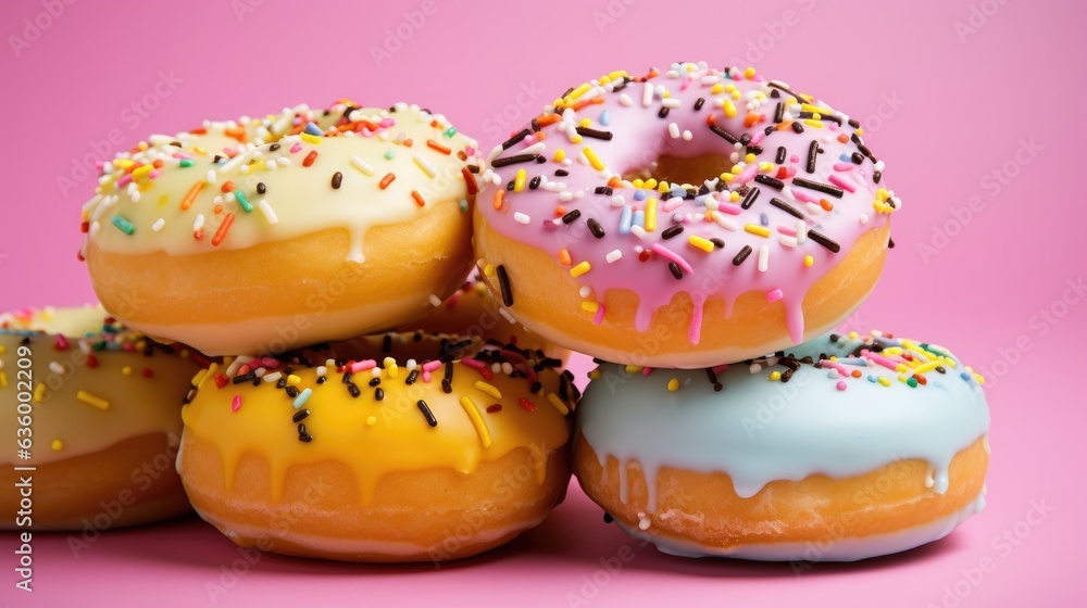 Colorful donuts Colorful donuts