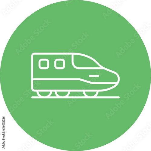 High Speed Train Icon