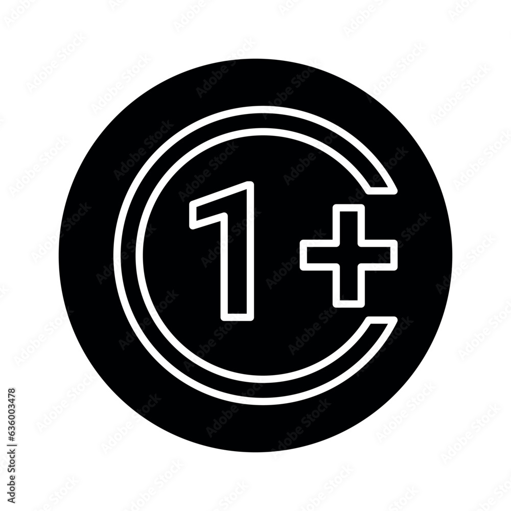 Age limit line color icon. Physiotherapy, acupuncture. Age limit line color icon. Physiotherapy, acupuncture.