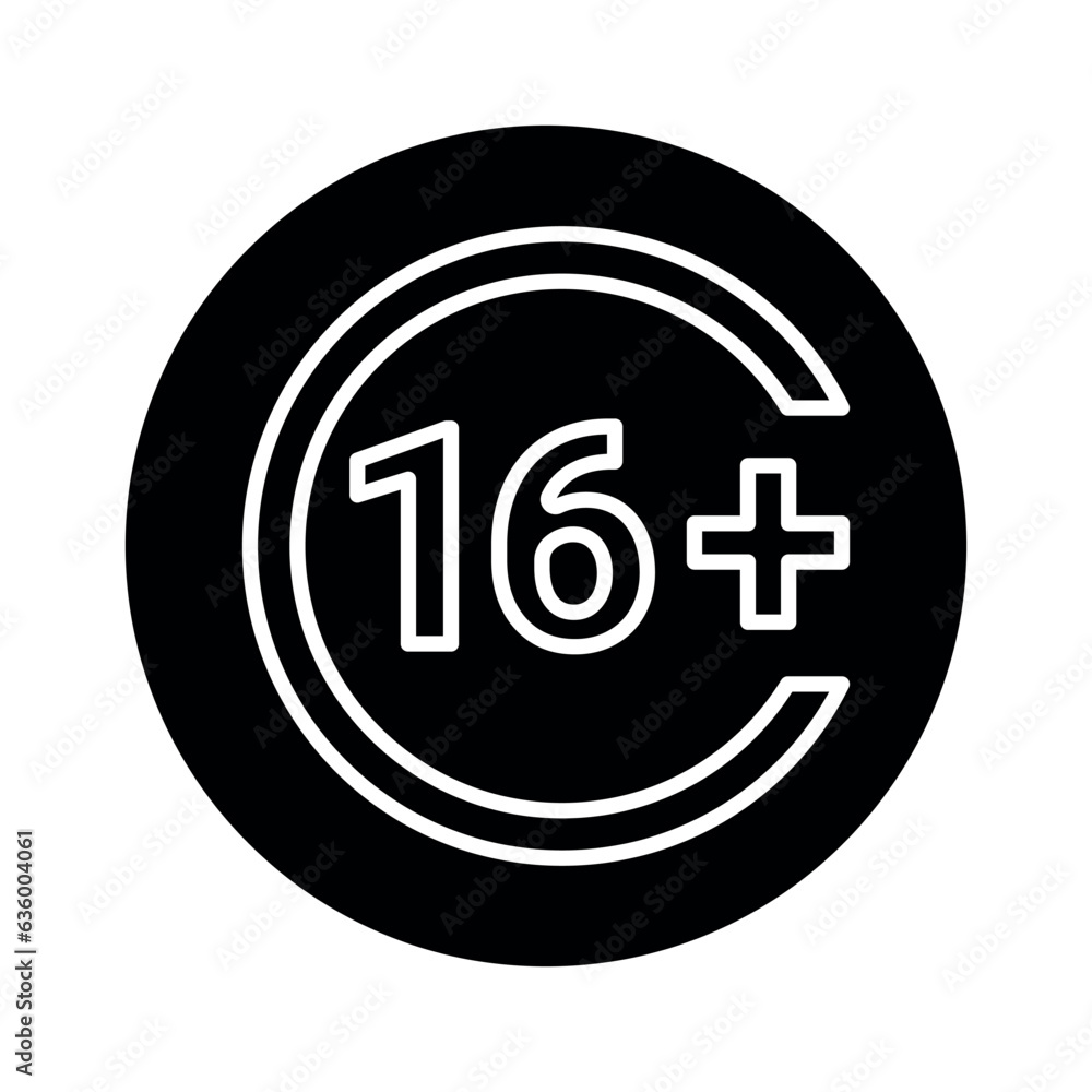 Age limit line color icon. Physiotherapy, acupuncture. Age limit line color icon. Physiotherapy, acupuncture.