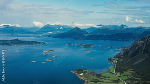 timelaps of Norwegian coastline