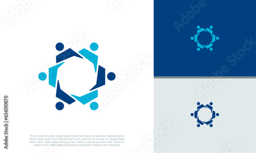 Human Resources Consulting Company, Global Community Logo.	