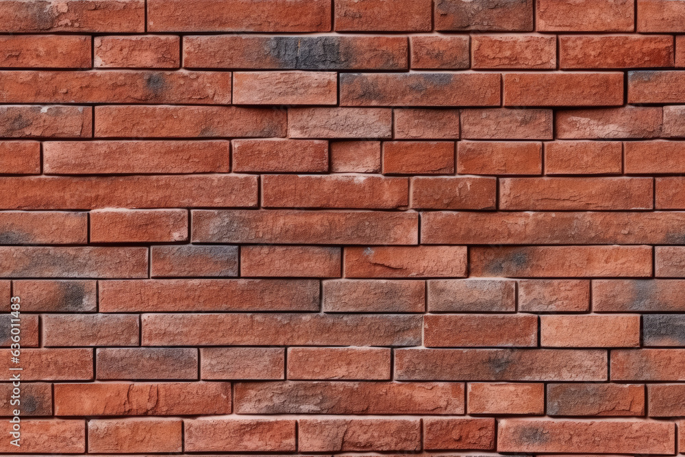 Texture of red brick wall. Concept of textures. Generative Ai, Ai. Texture of red brick wall. Concept of textures. Generative Ai, Ai.