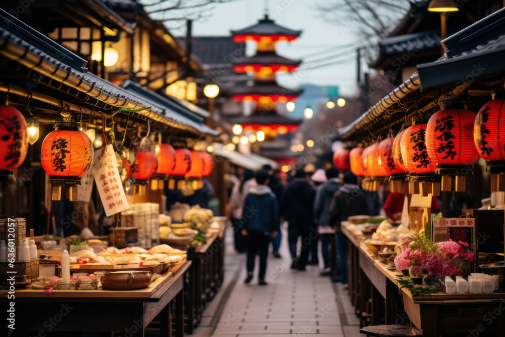 Vibrant Japanese Market Traditions and Tastes Vibrant Japanese Market Traditions and Tastes