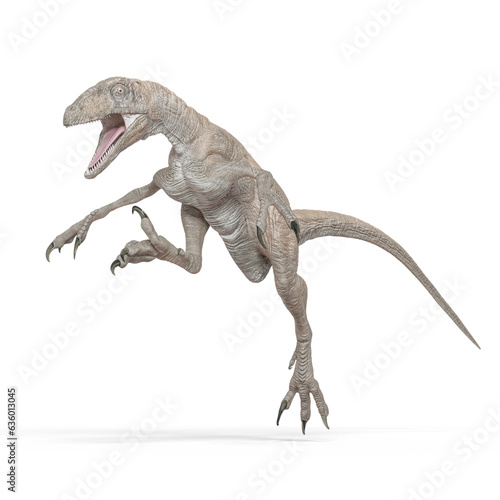 deinonychus is attacking side view © DM7