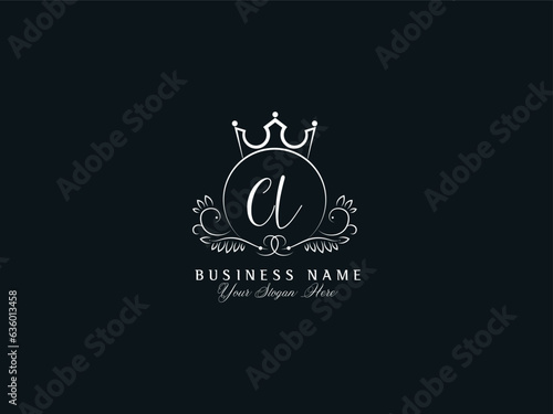 Monogram CL lc Vector Logo, Typography Cl Feminine Luxury Letter Logo