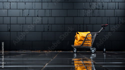 Black friday concept, background for ad or promotion, ai generative