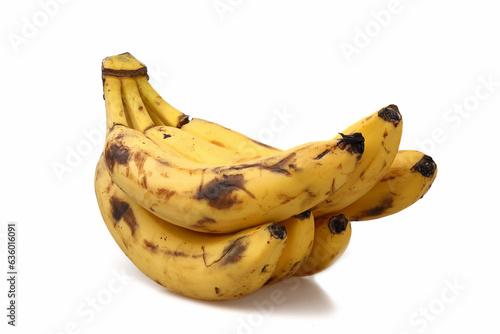 A branch of spoiled bananas sold at a store at a reduced price.