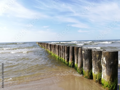 coastal breakwater protecting the beaches © Anna