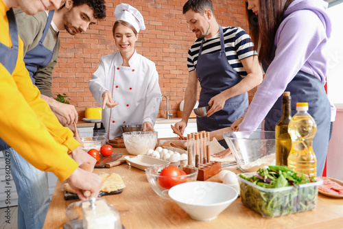 Group of young people with ...