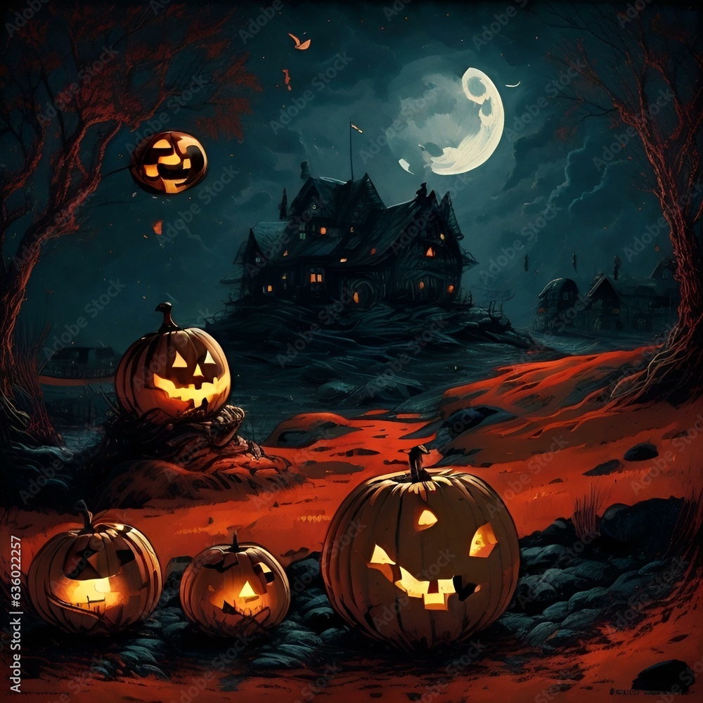 halloween background with pumpkin halloween background with pumpkin