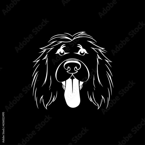 Dog | Minimalist and Simple Silhouette - Vector illustration