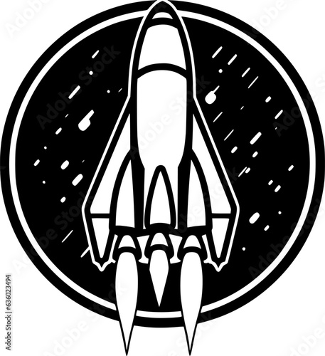 Rocket - High Quality Vector Logo - Vector illustration ideal for T-shirt graphic