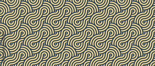 Vector seamless pattern. Modern stylish texture. Geometric striped ornament.