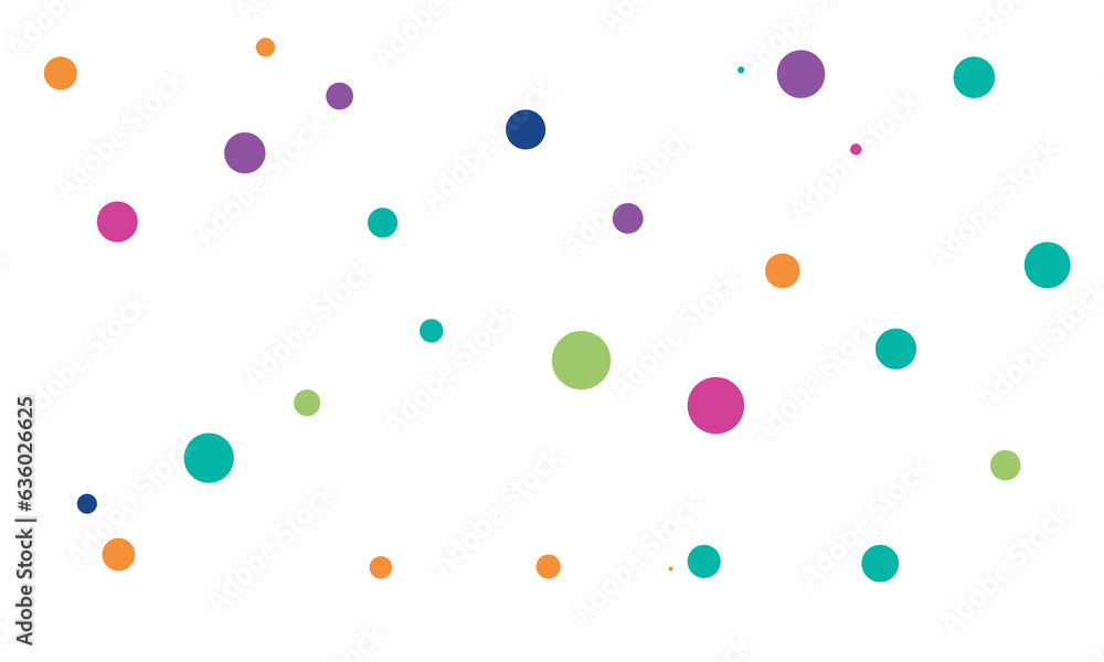 festival vector polka dot pattern background