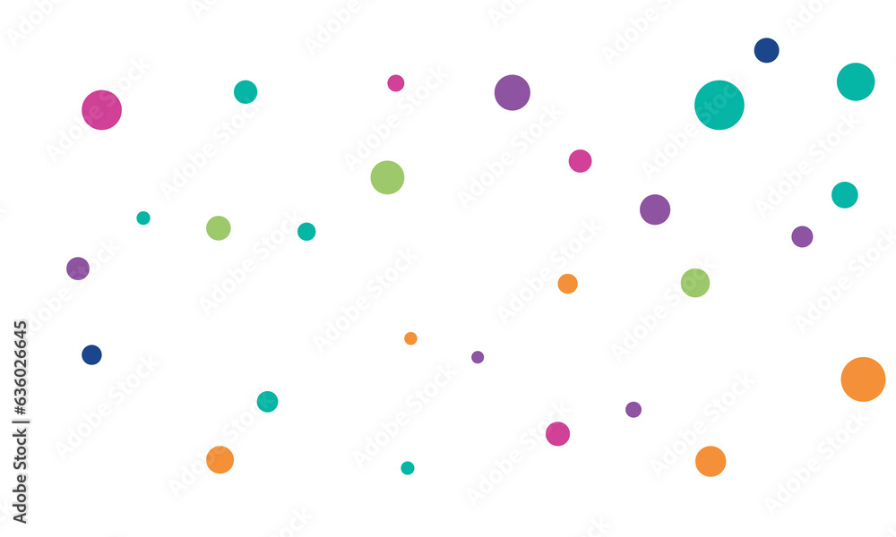 festival polka dots vector background