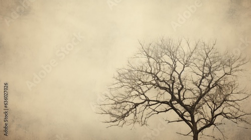 bare tree. silhouette concept