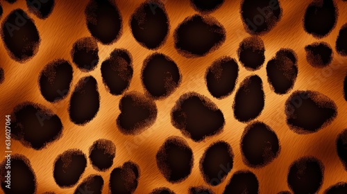 Seamless pattern of animal footprints. silhouette concept