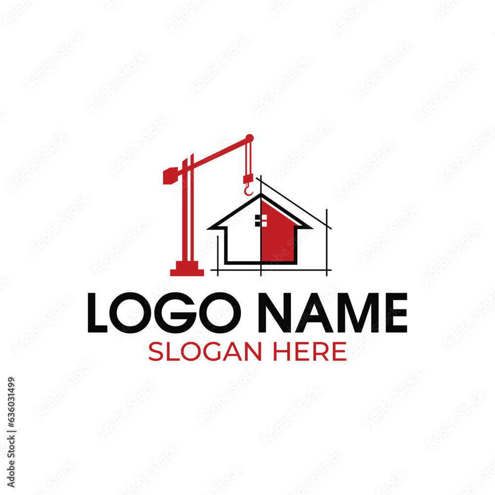 Fototapeta premium house architecture logo design