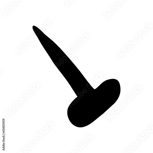 Nail vector icon