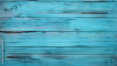 Close up of aqua blue painted wooden Planks. Wooden Background Texture 