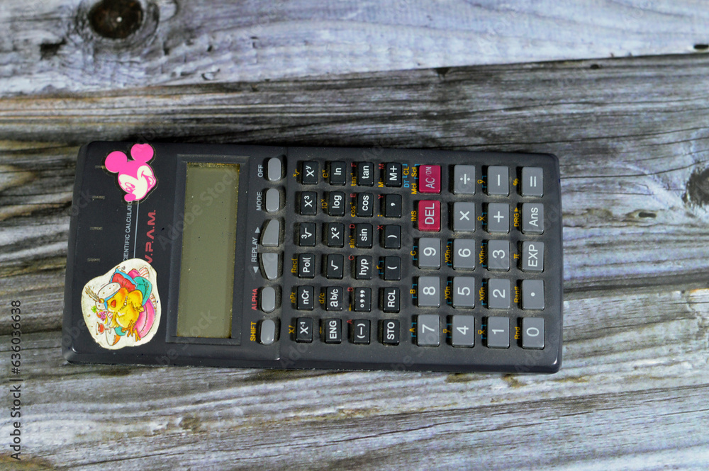 Giza Egypt August 12 2023 Casio Scientific Calculator Fx 82TL S VPAM giza-egypt-august-12-2023-casio-scientific-calculator-fx-82tl-s-vpam