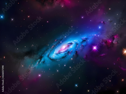 galaxy with stars