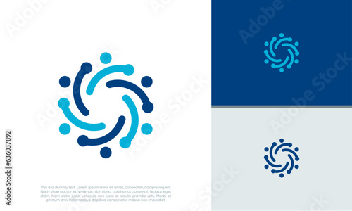 Human Resources Consulting Company, Global Community Logo. 